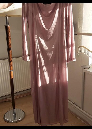 Uzun Mor Gotik Kadın Sabahlık - Görsel 6