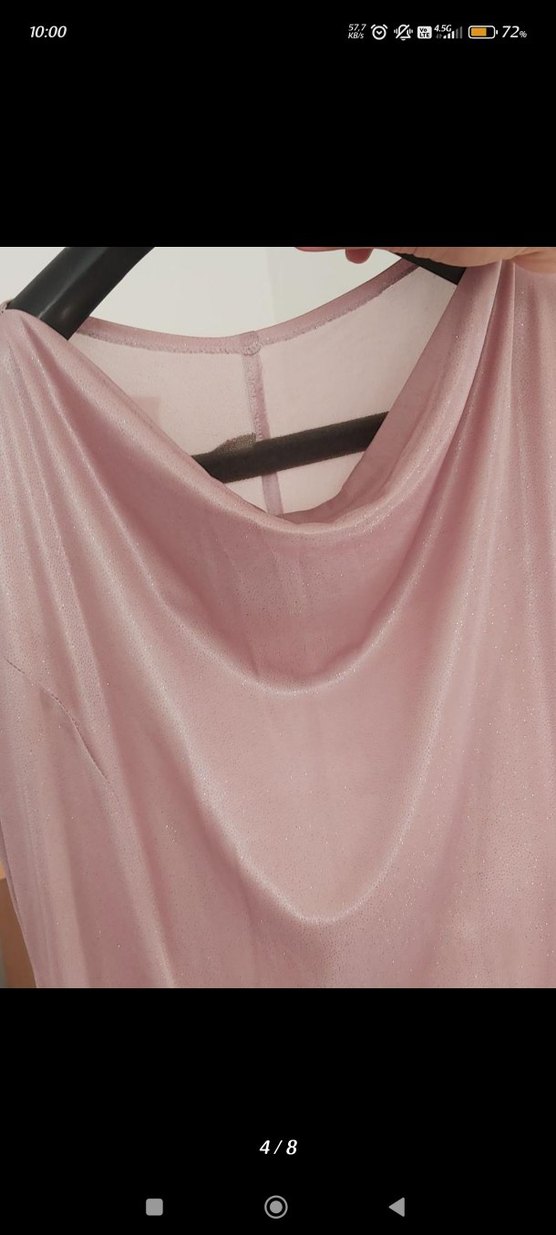 Uzun Mor Gotik Kadın Sabahlık - Görsel 5