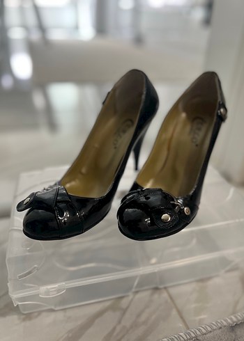 38 Beden Kadın Siyah Yüksek Topuklu Stiletto