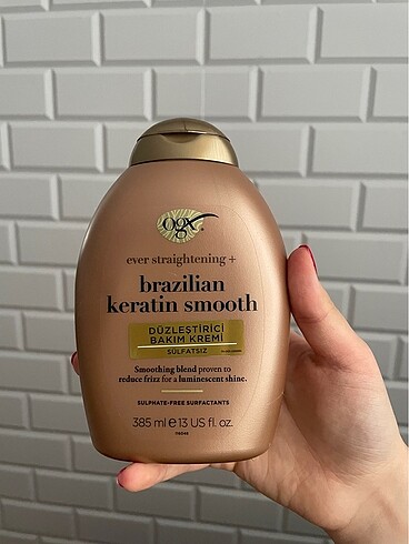 Ogx brezilian keratin smooth saç kremi