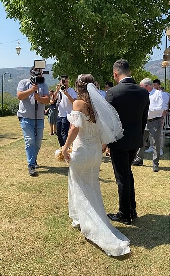 Oleg cassini gelinlik - Görsel 2