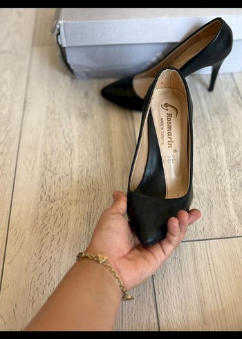 36 Beden siyah Renk Siyah Modern Klasik Stiletto Topuklu Kadın Ayakkabı