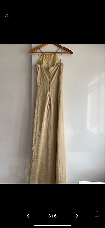 Zara Zara gold elbise