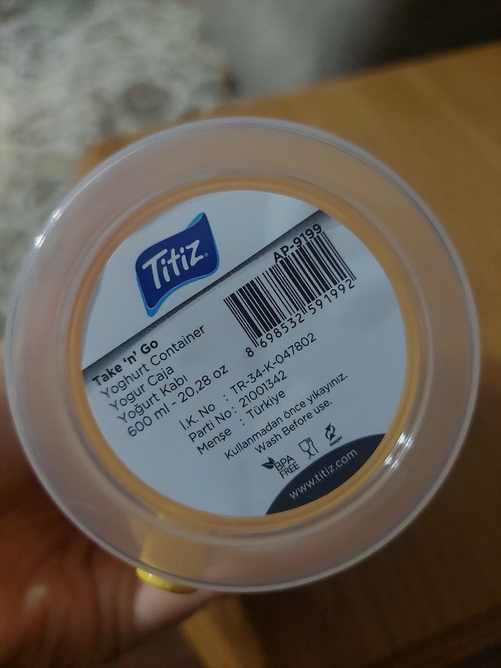 Sarı Yeni etiketli atıştırmalık kabı - Görsel 5