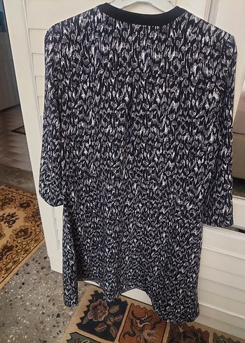 leopar desenli H&M elbise - Görsel 8