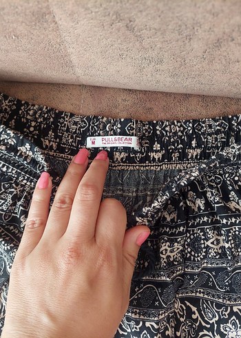 m Beden Püsküllü Bohem Mini Etek