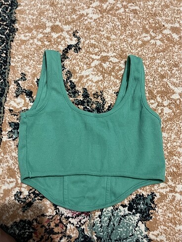 Trendyol & Milla Su yeşili crop