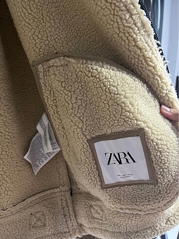 Zara yünlü ceket - Görsel 3
