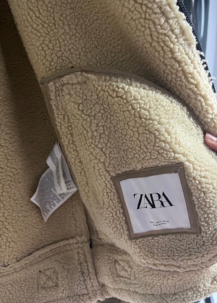 Zara yünlü ceket - Görsel 3