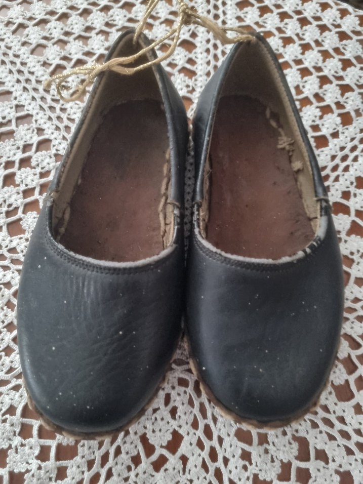 Kadın Siyah Deri Dolgu Topuklu Espadril - Görsel 3