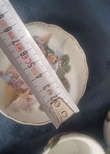 Nakışlı Beyaz Çay Seti - Görsel 9