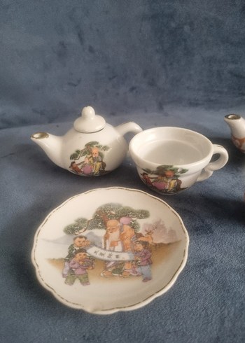 Nakışlı Beyaz Çay Seti - Görsel 2