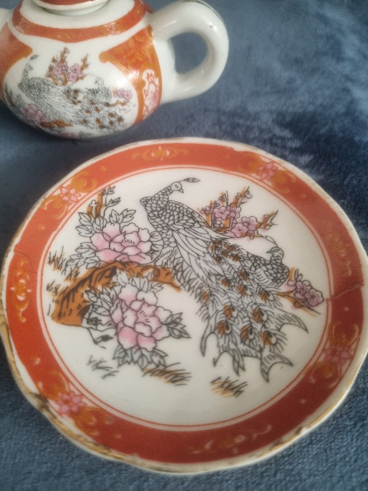 Nakışlı Beyaz Çay Seti - Görsel 4