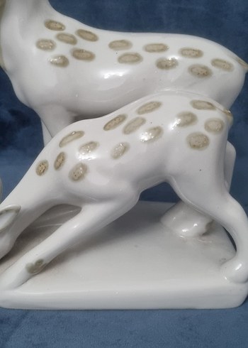 Beyaz Altın Detaylı Geyik Biblosu - Görsel 3