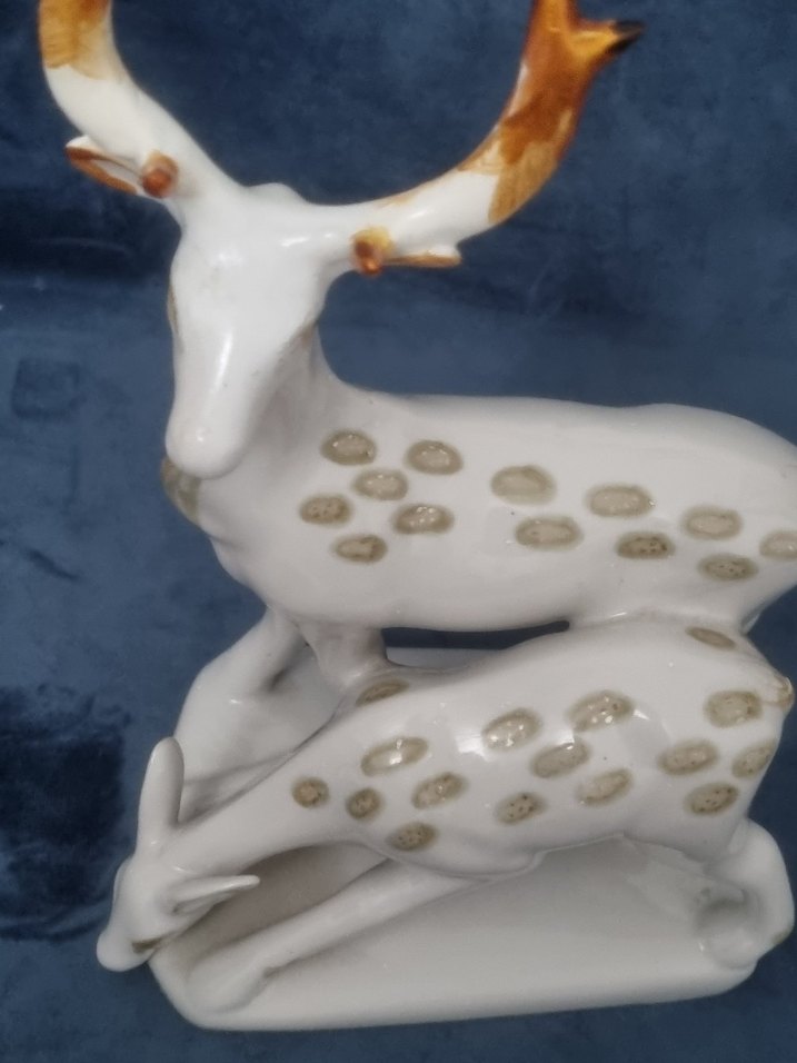 Beyaz Altın Detaylı Geyik Biblosu - Görsel 5