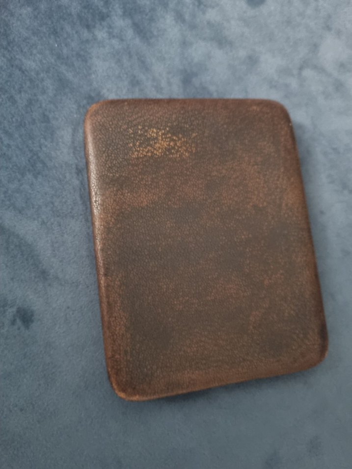 Vintage  Deri Sigara Tabakası - Görsel 3