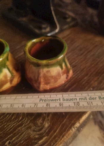 Koyu Haki Renkli Seramik Mini Fincanlar - Görsel 4