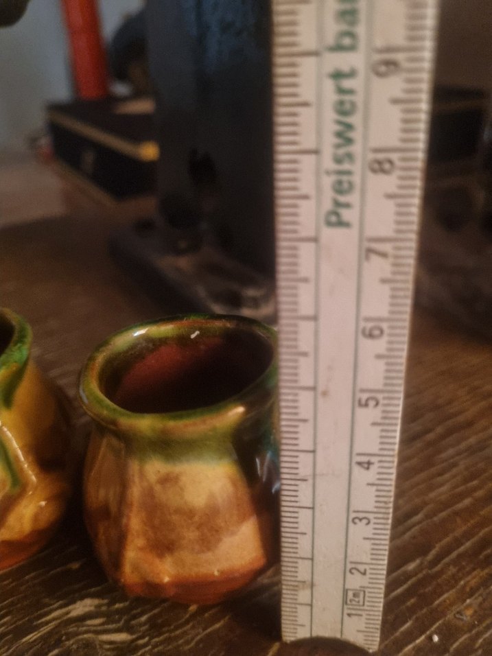 Koyu Haki Renkli Seramik Mini Fincanlar - Görsel 5