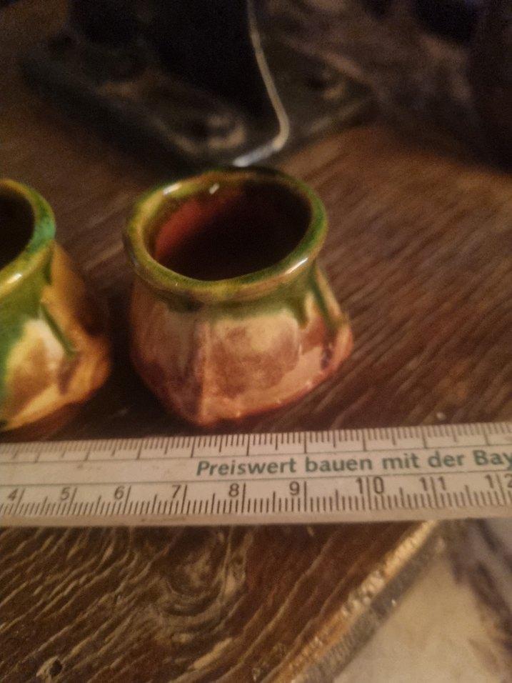 Koyu Haki Renkli Seramik Mini Fincanlar - Görsel 4