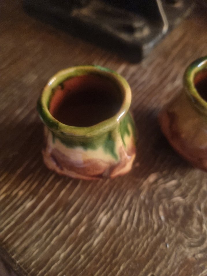 Koyu Haki Renkli Seramik Mini Fincanlar - Görsel 3