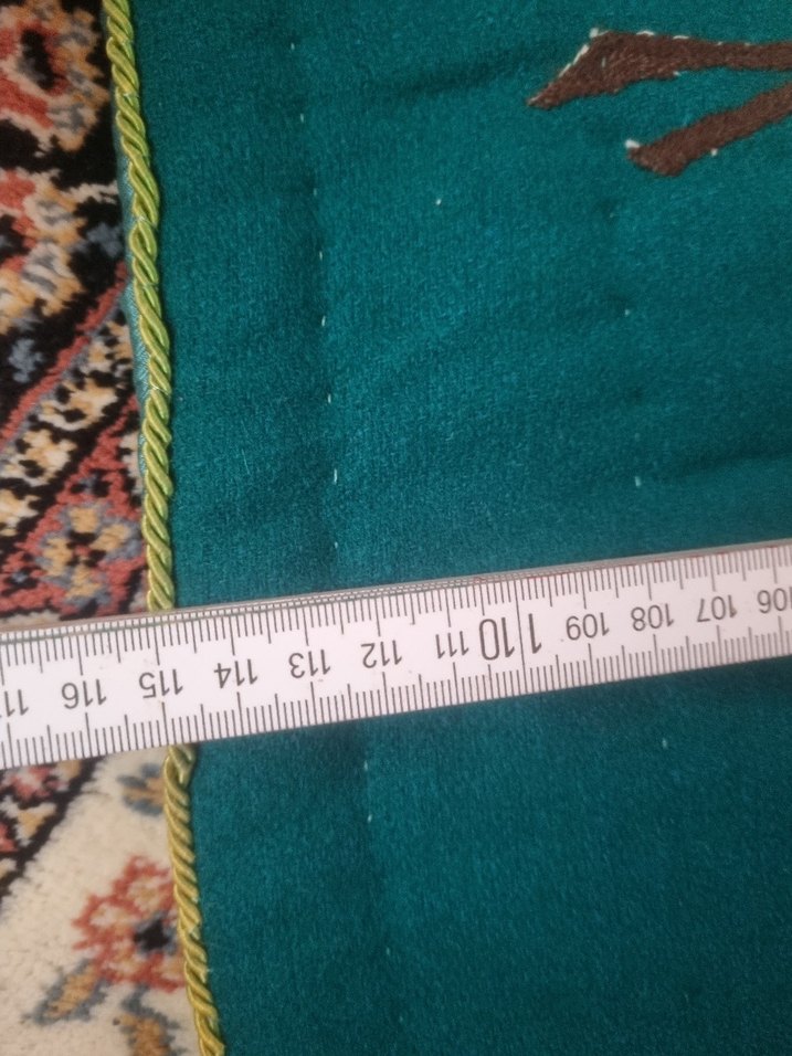 Çiçek Desenli Geleneksel El Yapımı Seccade - Görsel 5