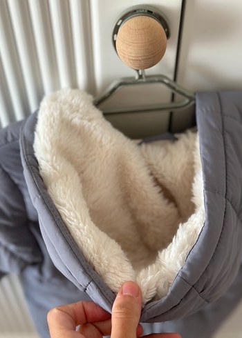 Mango Bebek Mont Tulum 9-12 ay Gri - Görsel 7