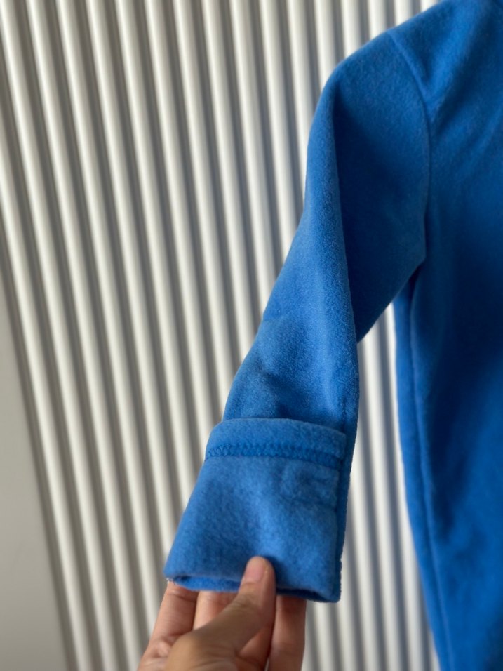 Mavi Kapüşonlu Bebek Tulumu - Görsel 2