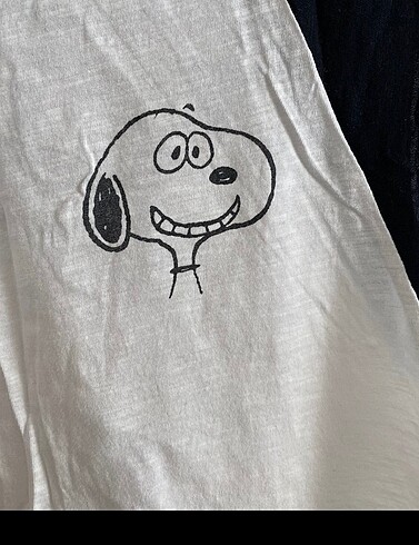 s Beden snoopy baskılı peanuts tişört