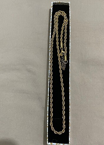 Diğer Çelik Gold Kolye 65cm