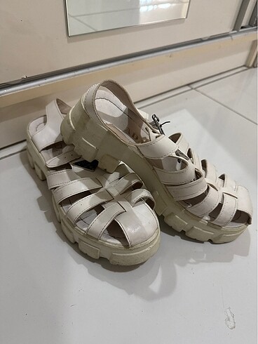 Prada PRADA SANDALET DERİ