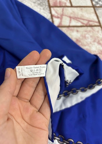 ZİNCİR DESENLİ EŞARP - Görsel 2