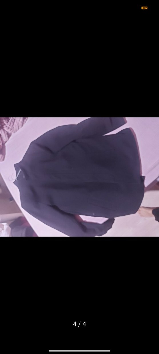 Düğmeli Siyah Erkek Klasik Midi Kaban - Görsel 4