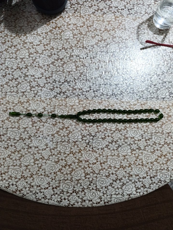 Yeşil Erkek Tesbih Boncukları - Görsel 5