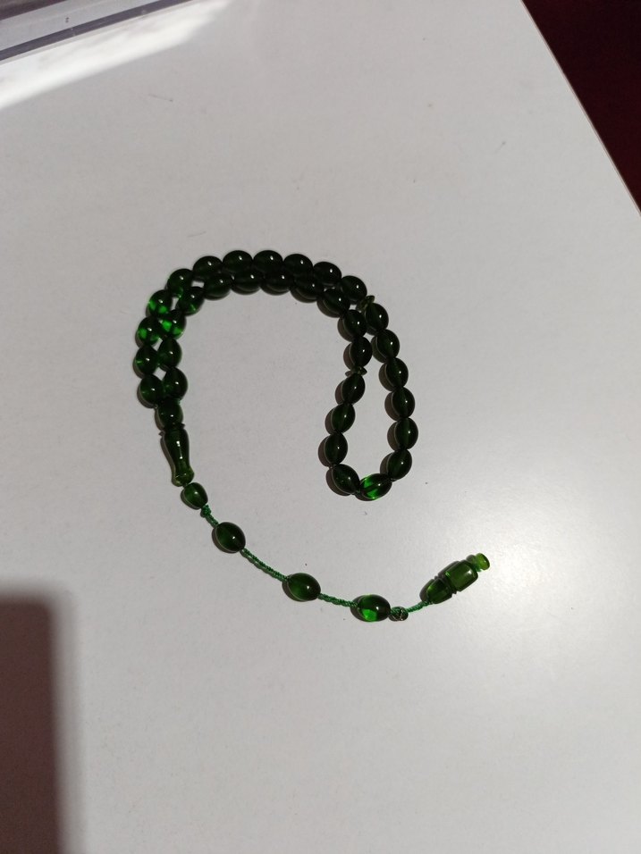 Yeşil Erkek Tesbih Boncukları - Görsel 3