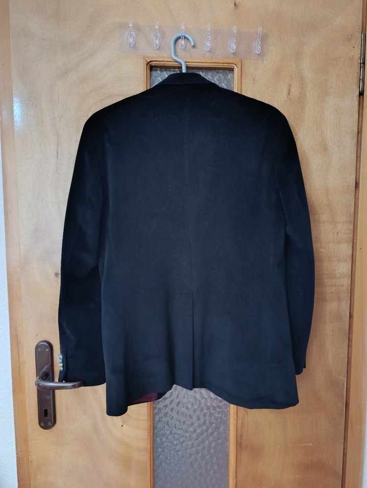 Bordo Renkli Erkek Ceket, Normal Boy, Düğmeli - Görsel 2