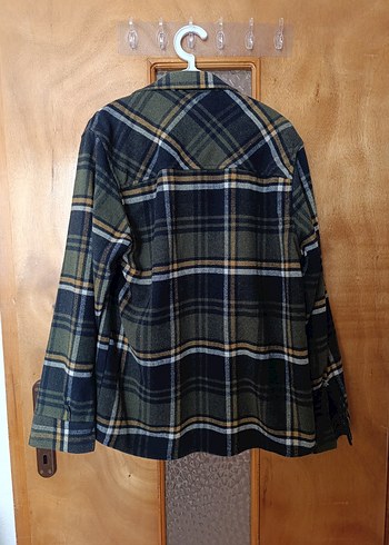 Düğmeli Oversize Erkek Gömlek - Görsel 2