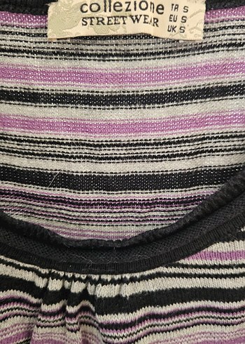 Çizgili Uzun Kollu Kazak - Görsel 2