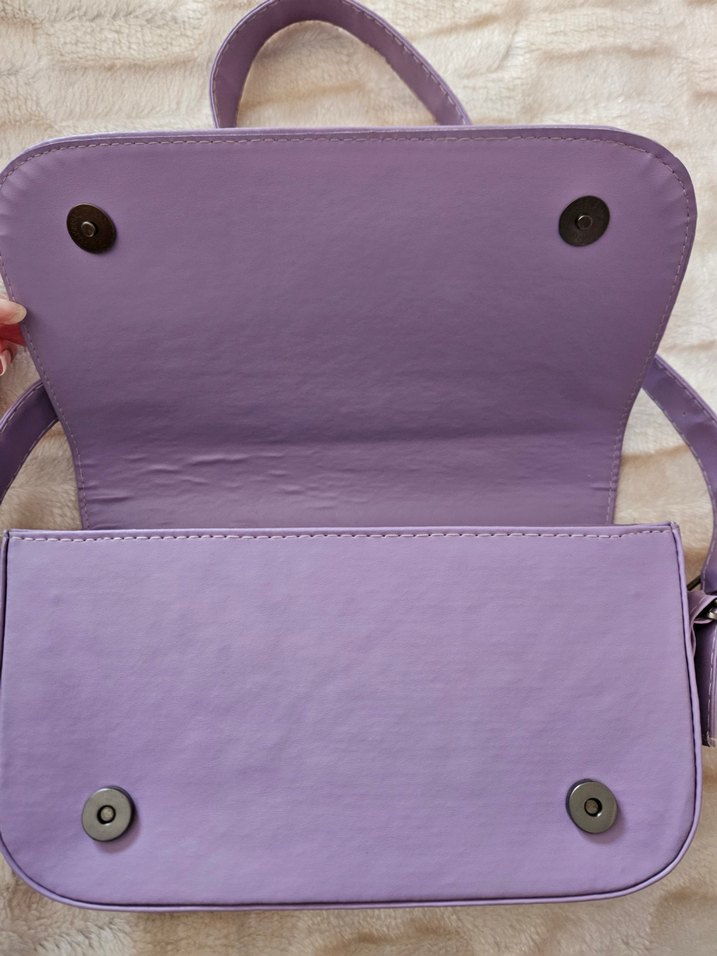 Mor Kadın Omuz Çantası - Görsel 2