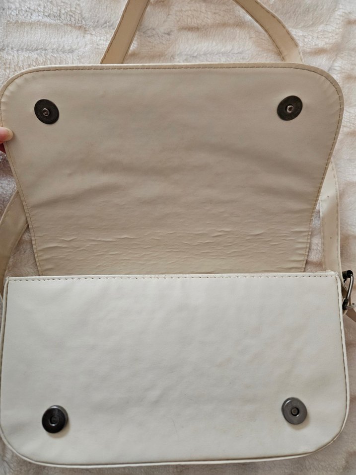 Krem Kadın Omuz Çantası - Görsel 2