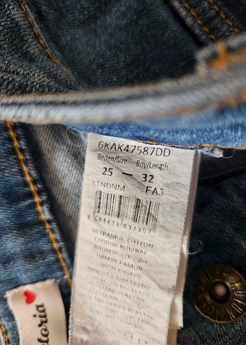 Koton Jeans Ispanyol Paça Kot Pantolon - Görsel 4