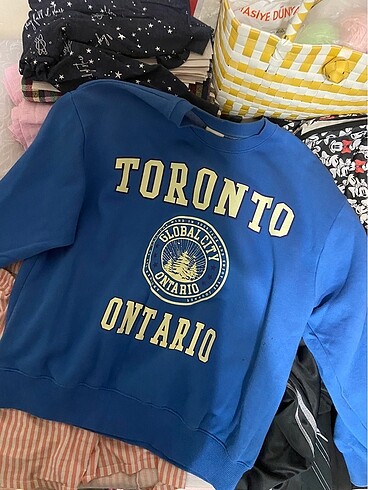 Pull and Bear mavi sweatshirt