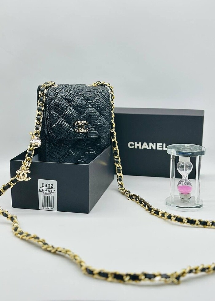 CHANEL ZİNCİRLİ TELEFON ÇANTASI - Görsel 2