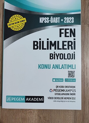 Fen bilimleri ÖABT biyoloji konu anlatım