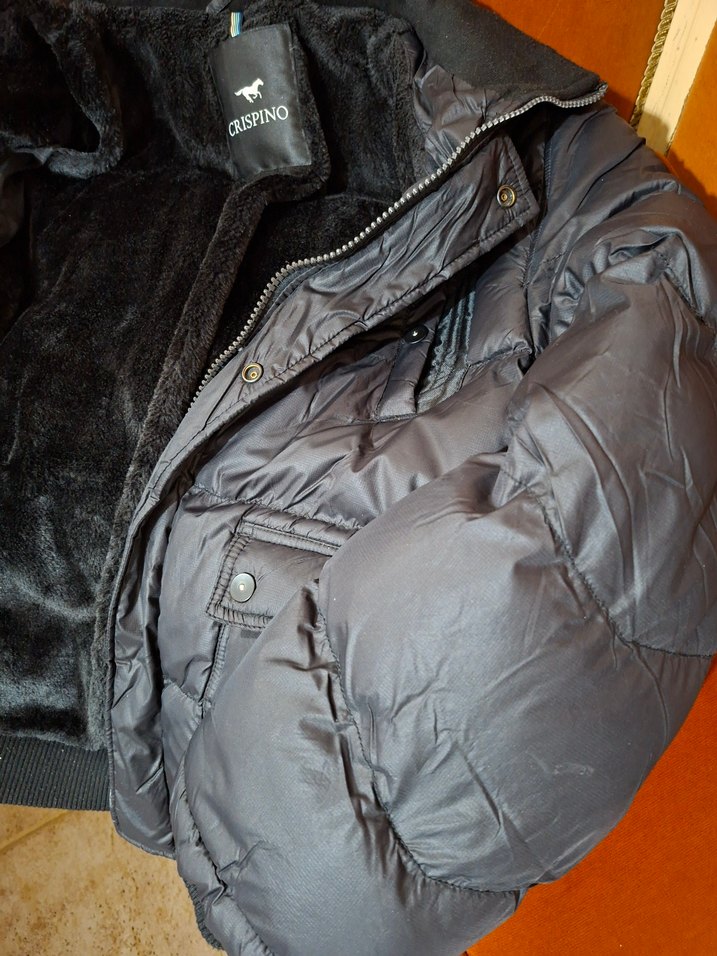 içi kürklü kapişonlu erkek mont - Görsel 2