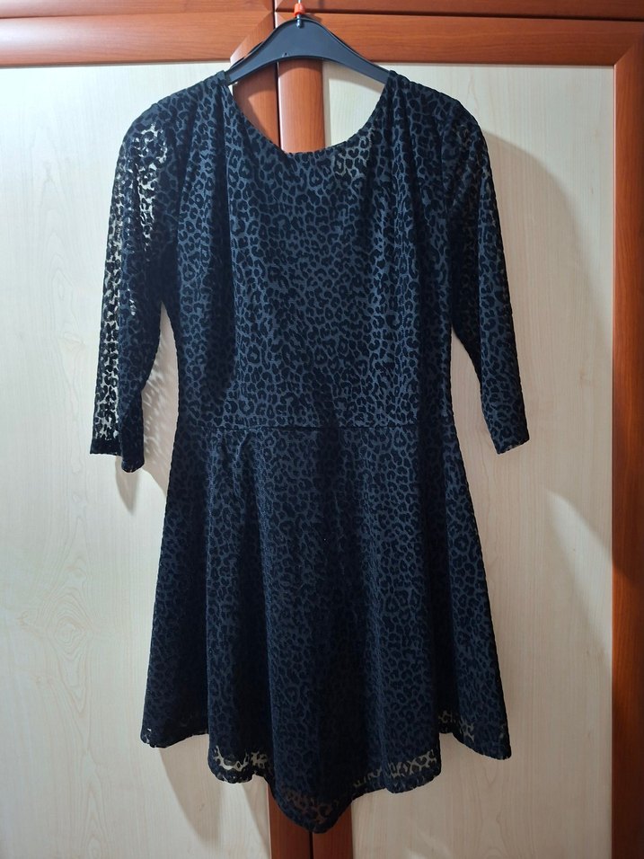 L beden quzu marka  siyah elbise - Görsel 3