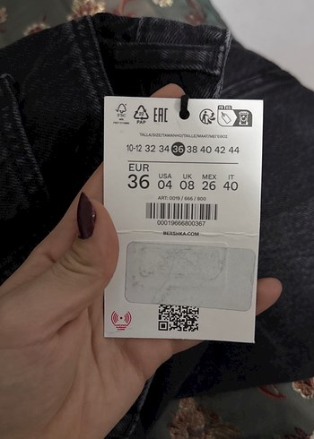 Berska geniş paça düşük bel jean - Görsel 10