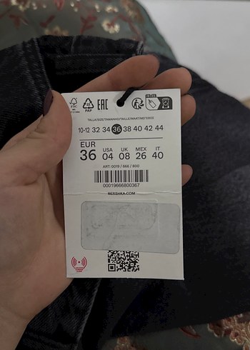 Berska geniş paça düşük bel jean - Görsel 11