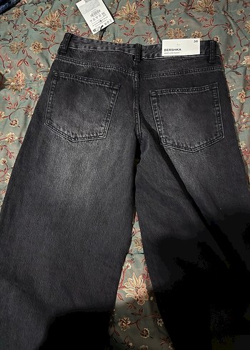 Berska geniş paça düşük bel jean - Görsel 5