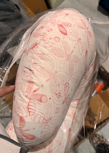 Pembe Desenli Emzirme ve Hamile Yastığı - Görsel 2