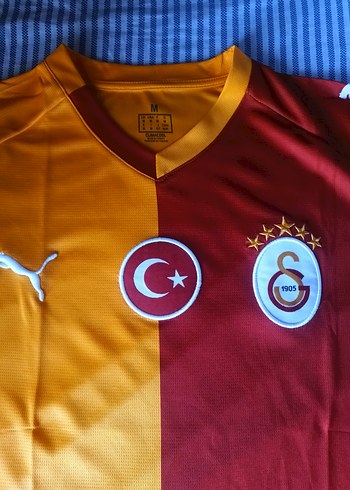 Puma Galatasaray Kırmızı Turuncu Kısa Kollu Forma 5 yıldız